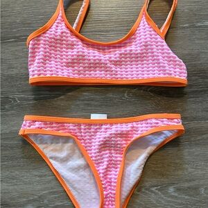 NWOT Zara Pink and Orange Bikini Set 8/9